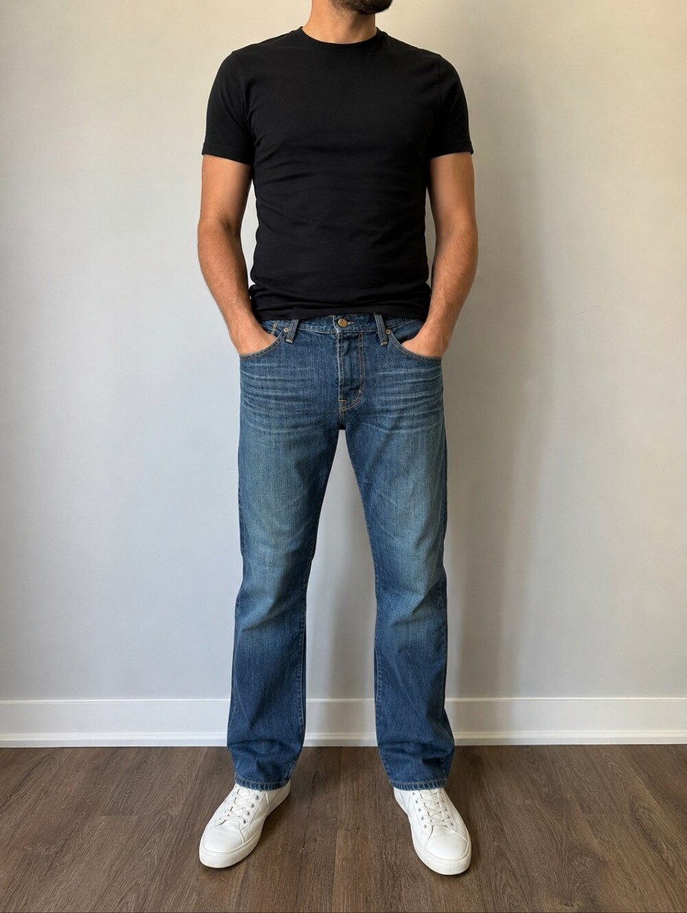 AG Adriano Goldschmied Protégé Straight Leg Jeans Men's Size 33 Medium Wash
